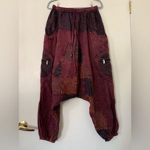 Harem Acid Wash Trousers